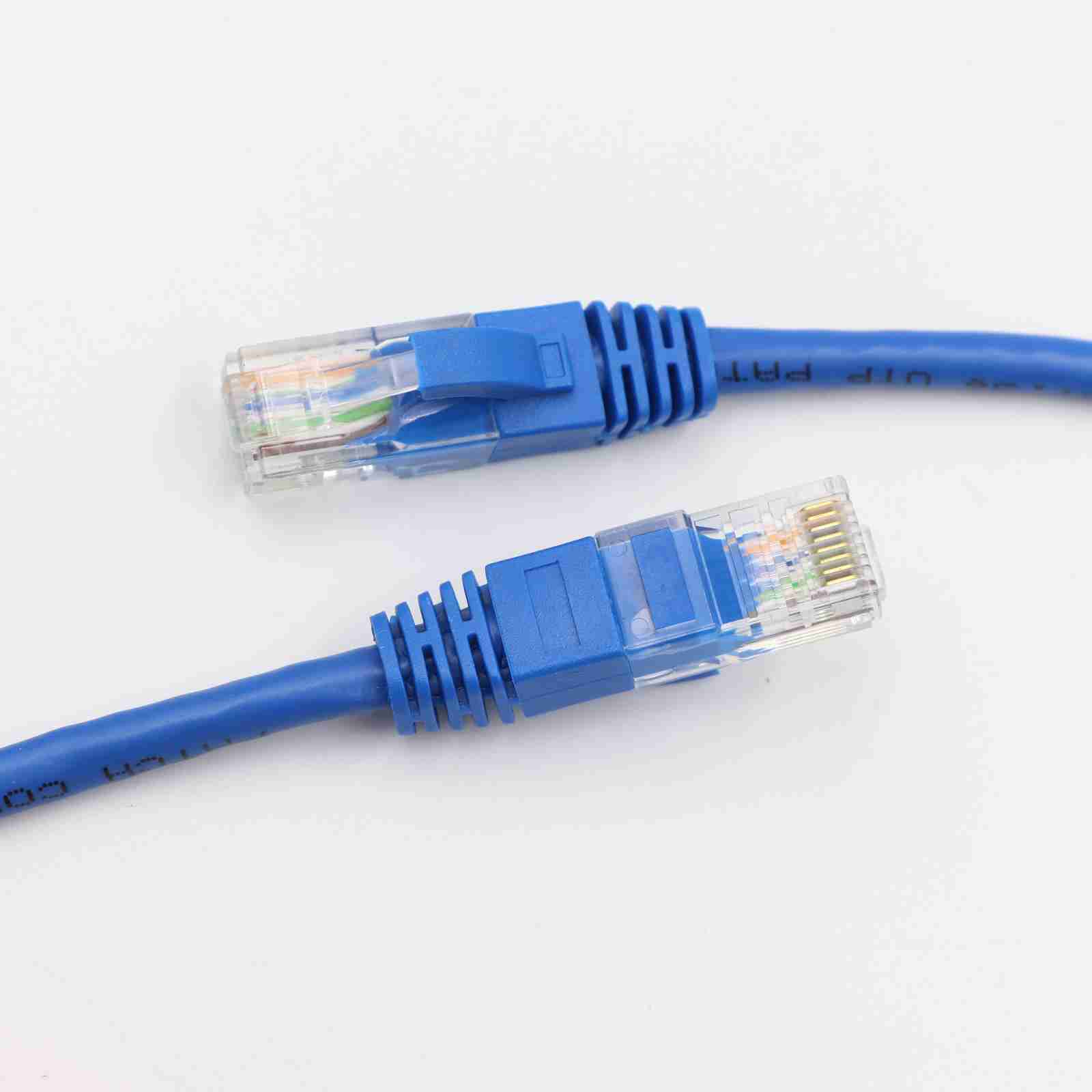 Cat5e RJ45 Connectors 100-Pack | 50U Gold Plated Ethernet Plugs 